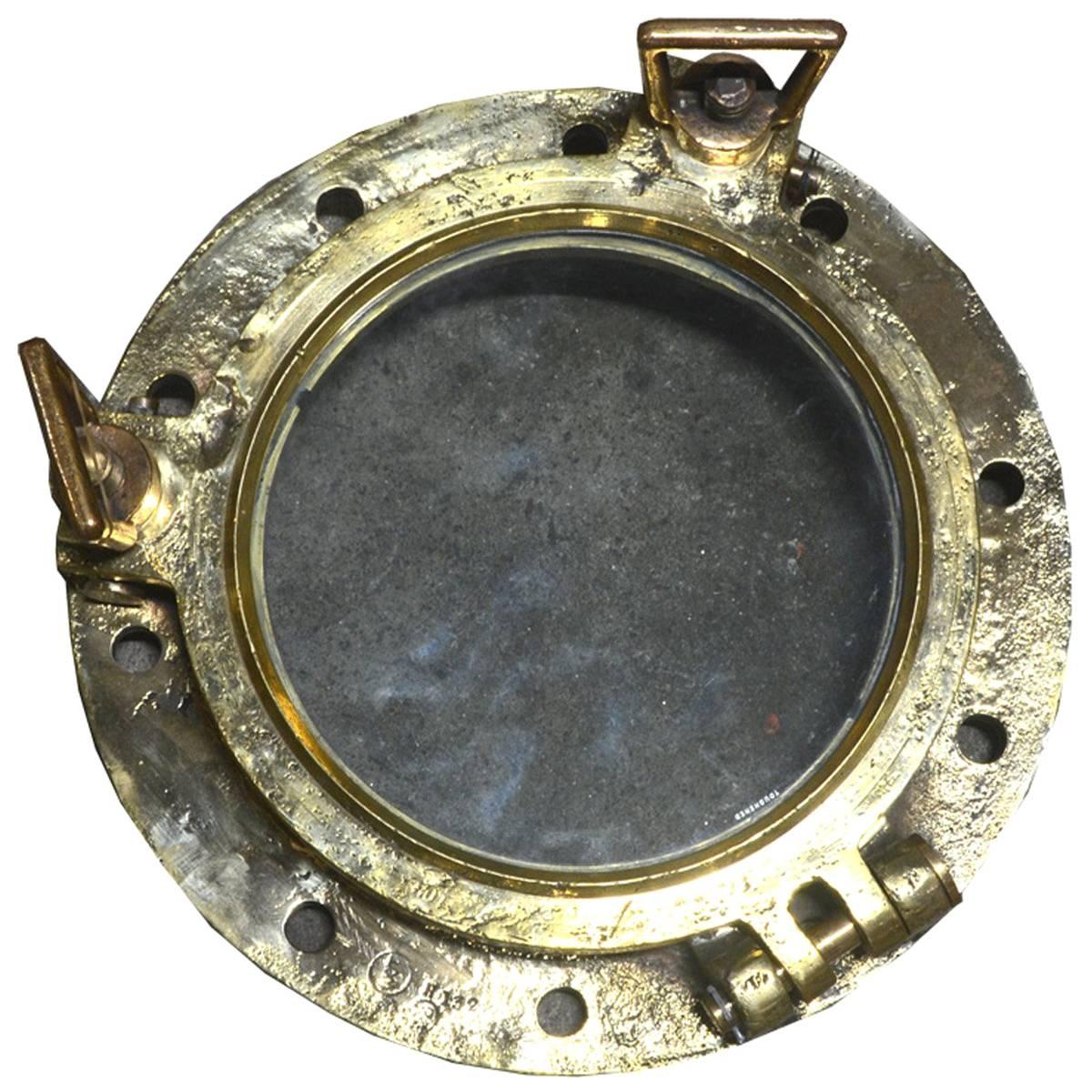 Original Bronze Ship Porthole For Sale