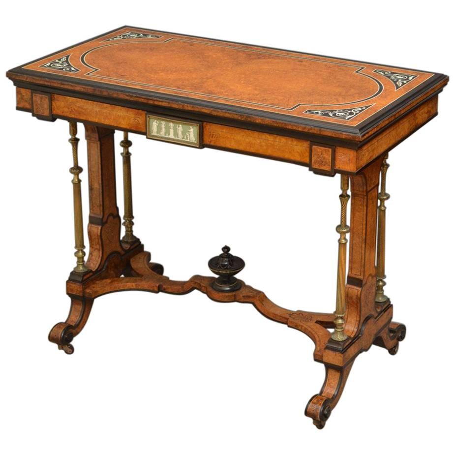 Exquisite Victorian Card Table
