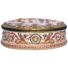 Used Capo di Monte Oval Casket