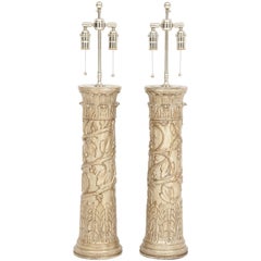 Pair of James Mont Lamps