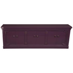 Custom Amethyst Purple Lacquer Cabinet, Martinsville
