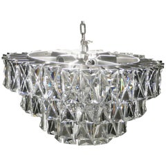 Seven-Light Crystal Chandelier from Kinkeldey in the 1960s