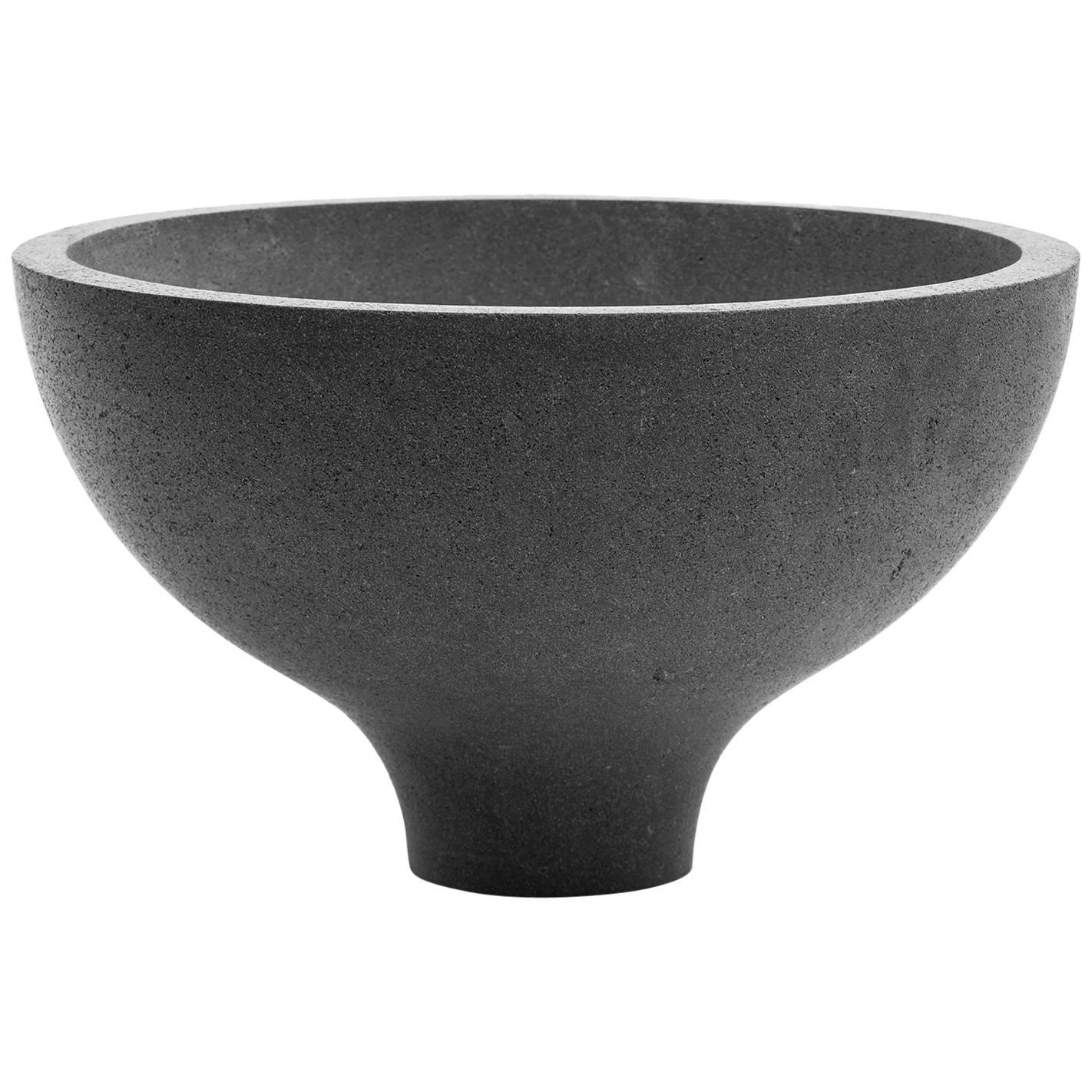 S.R.O. Rito Volcanic Stone Vessel #3 ( Large ) by Ewe Studio For Sale