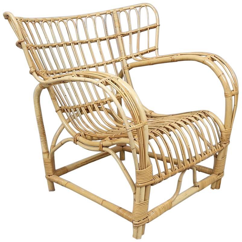 Viggo Boesen Easy Chair, Denmark, 1950s For Sale