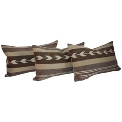 Navajo Indian Weaving Pillows with Arrows