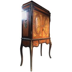 French Empire Style Drinks Cabinet Side Cabinet Louis XV Style Kingwood