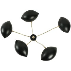 1960s Large Wall Light in the Taste of Serge Mouille