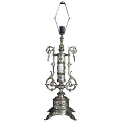 Large 19th Century French Empire Style Lamp