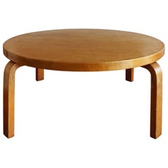1940s Alvar Aaalto Low Round Coffee Table