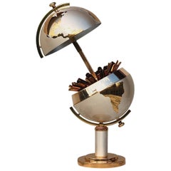 Mid-20th Century Brass Globe Cigarette Holder