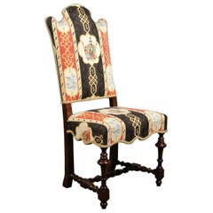 Antique William and Mary Walnut Side Chair, circa 1700