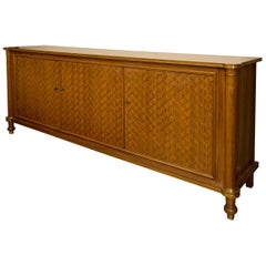 Jules Leleu Palisander Parquetry Credenza