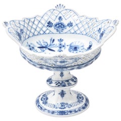 Meissen Blue Onion Centerpiece or Fruit Bowl