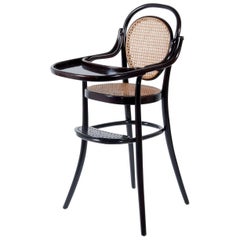 Thonet Children Bend Wood Highchair with Tableau / Kinderspreissessel Nr. 3