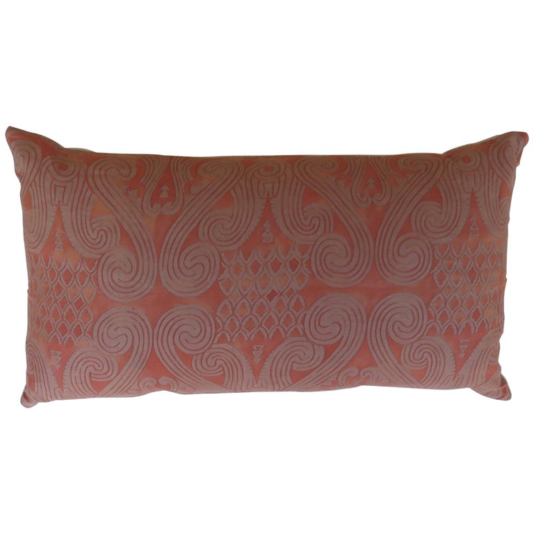 Fortuny Pillow with vintage fabric For Sale at 1stDibs