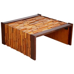 Percival Lafer Exotic Wood Coffee Table for L'atelier De Sao Paulo, Brazil