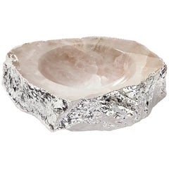 Casca Bowl Crystal and Silver by ANNA New York