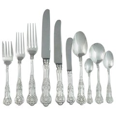 Birks Queens Sterling Flatware Service for 12