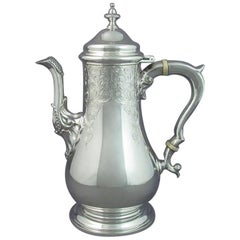 Large Birks Sterling Silver Coffee Pot