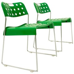 Two Omstak Chairs by Rodney Kinsman for Bieffeplast