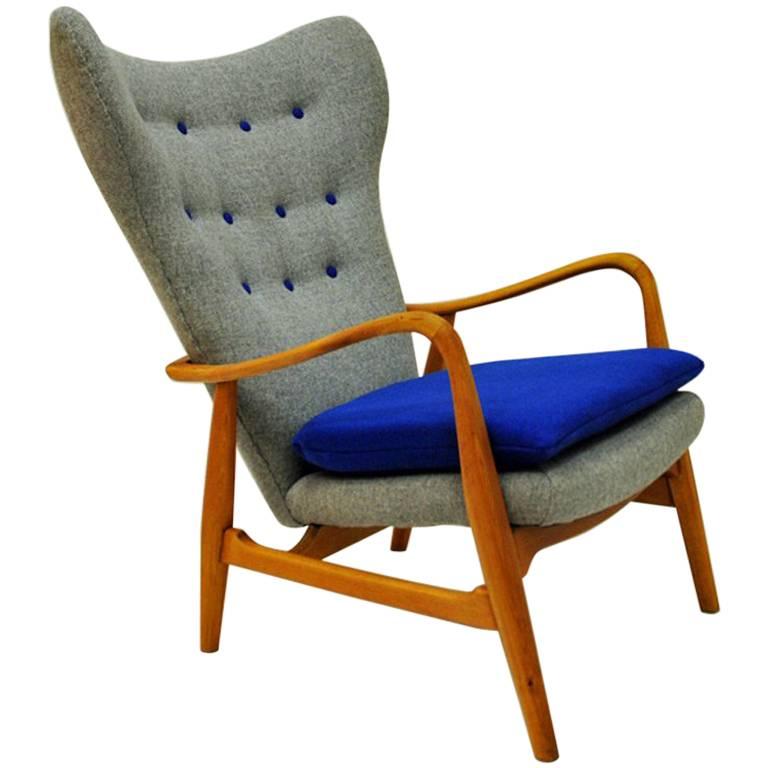 Norwegian Easy Chair from 1950`s by Madsen & Schubell - Vik & Blindheim