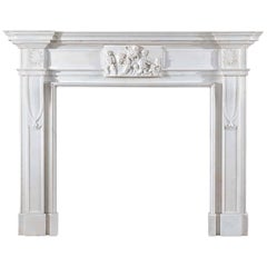 Statuary Marble 18th Century Georgian Fireplace