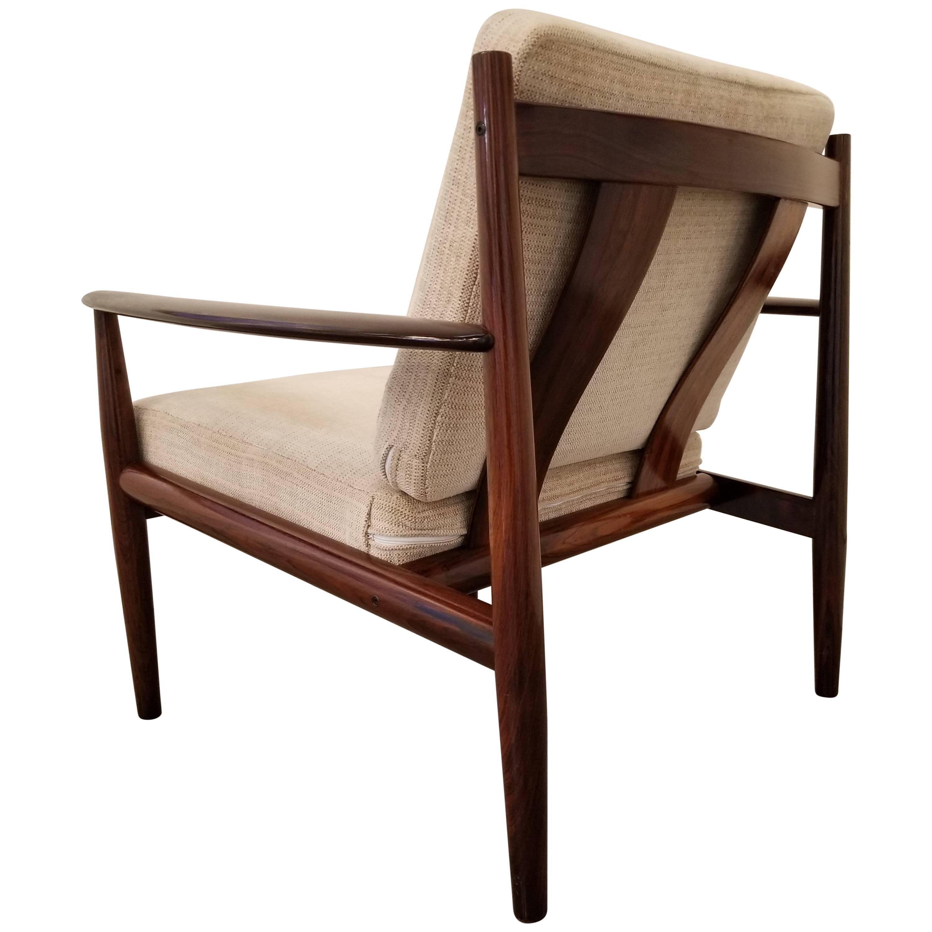 Rosewood Lounge Chair by Grete Jalk