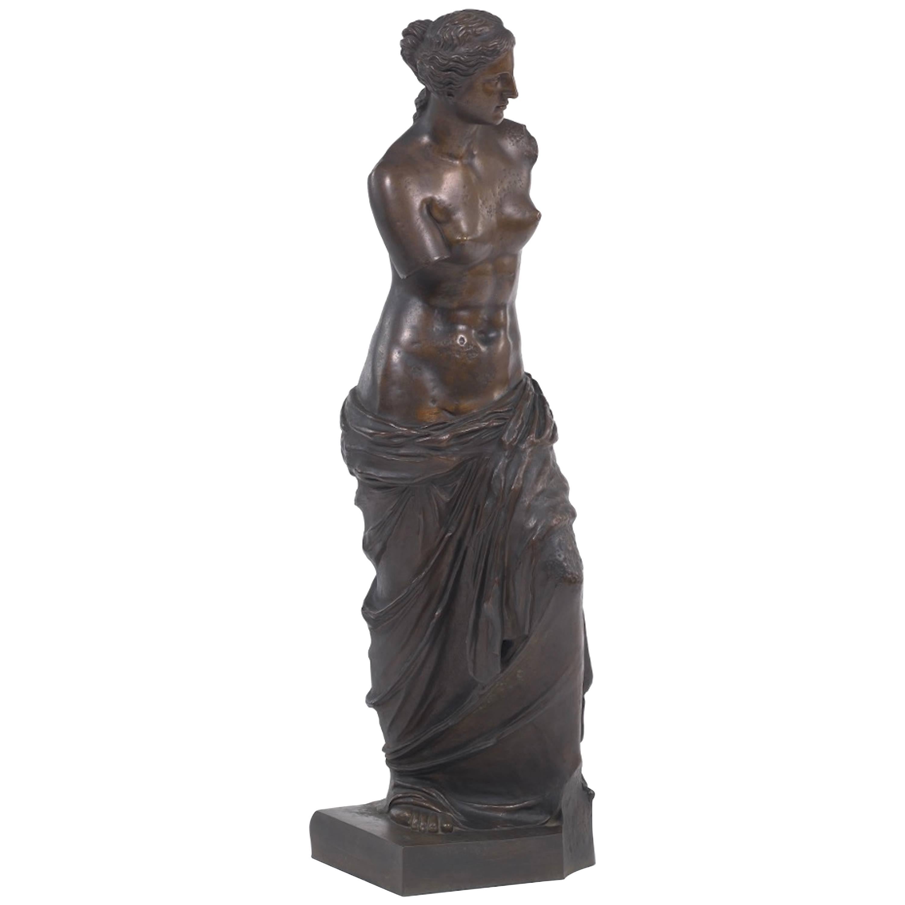 Monumental Grand Tour Bronze Sculpture of the "Venus De Milo"