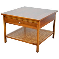 Rare Paul McCobb Delineator Walnut Two-Tier Side Table