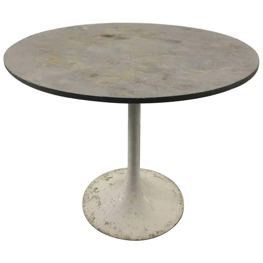 Slate Top Tulip Dining Table For Sale
