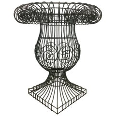 Wire Form Garden Urn