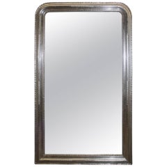 Louis-Philippe French Silver Mirror