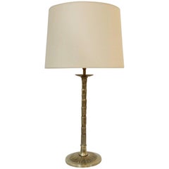 Maison Baguès Gilt Bronze Table Lamp, circa 1950, France