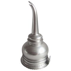 Fine George III Wine Funnel Made in London in 1815 by Naphtali Hart