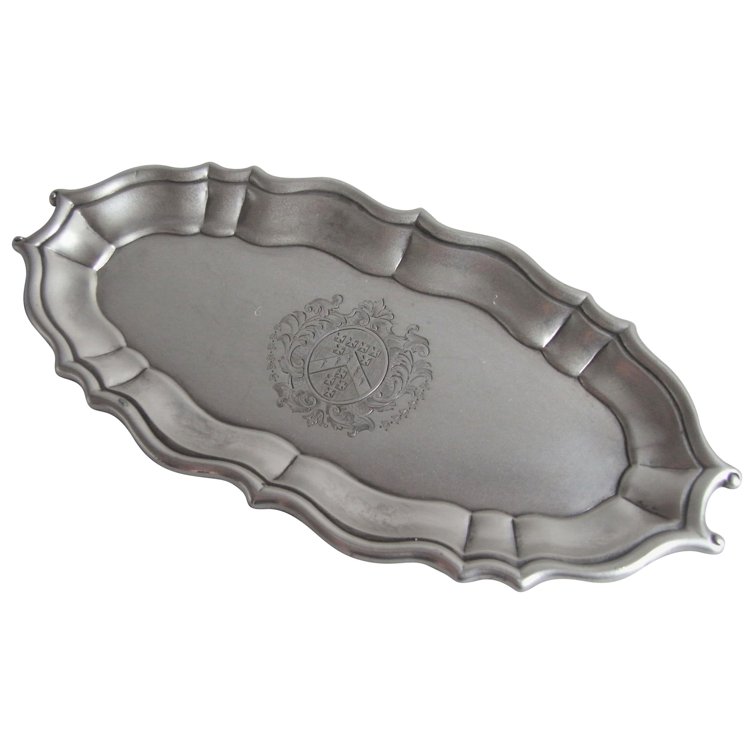 Extremely Rare George II Spoon Tray by John Robinson II