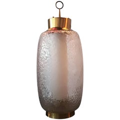 Stilnovo 1950, Table Lamp Brass and Glass