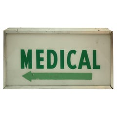 Vintage Medical Light Two-Sided