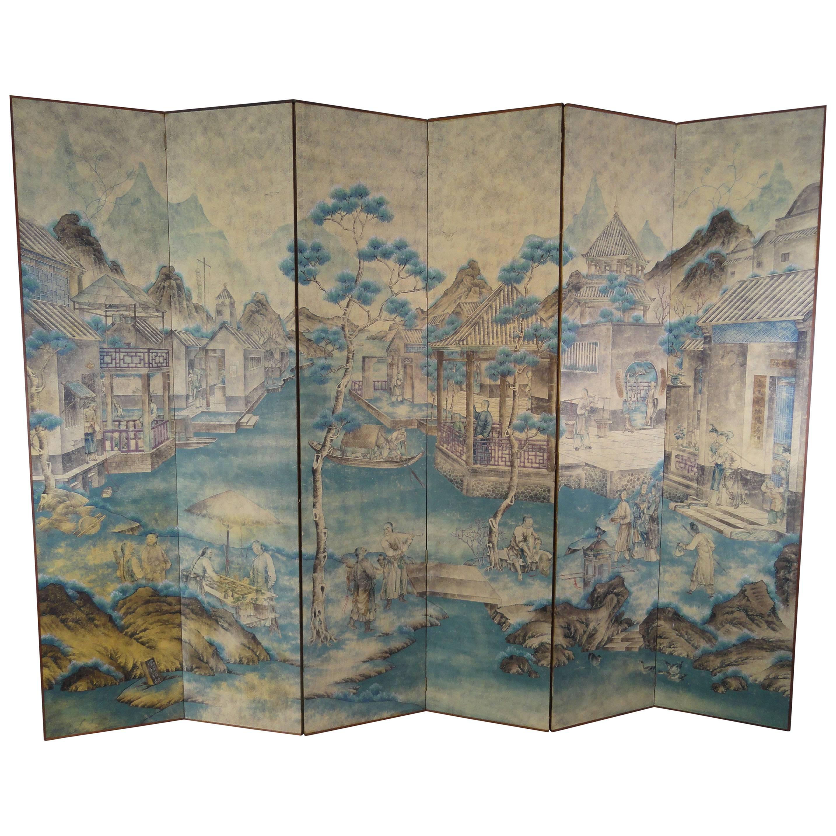 Late 18th to Early 19th Century Chinese Screen For Sale