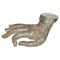 Mid-20th Century Bronze Buddha Hand