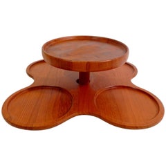 Vintage Danish Teak Lazy Susan by Digmed, Denmark