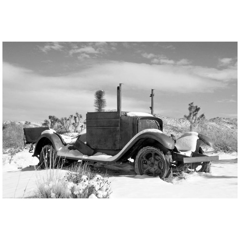 "Old Truck at Joshua Tree National Park" Print by Gregg Felsen For Sale