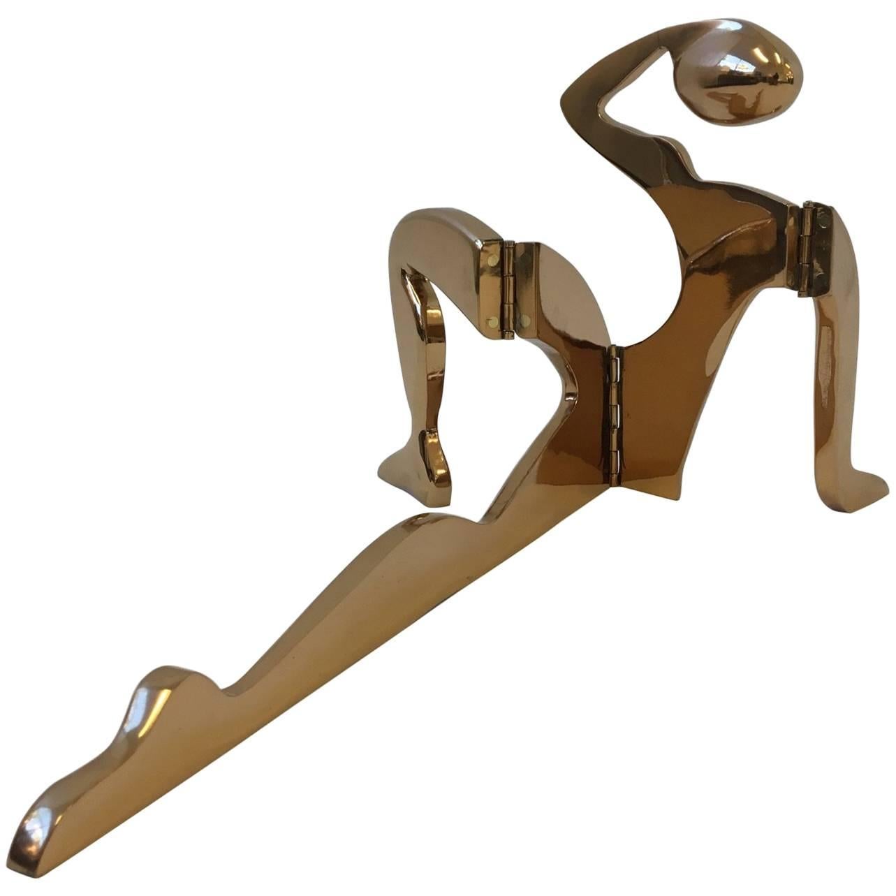 Bronze Reclining Figure Sculpture by Eichengreen and Gensburg