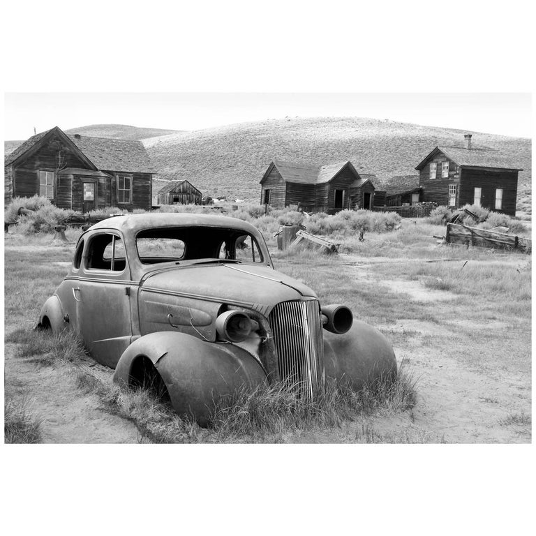 "1937 Chevrolet Coupe at Bodie State Historical Park" Print by Gregg Felsen For Sale