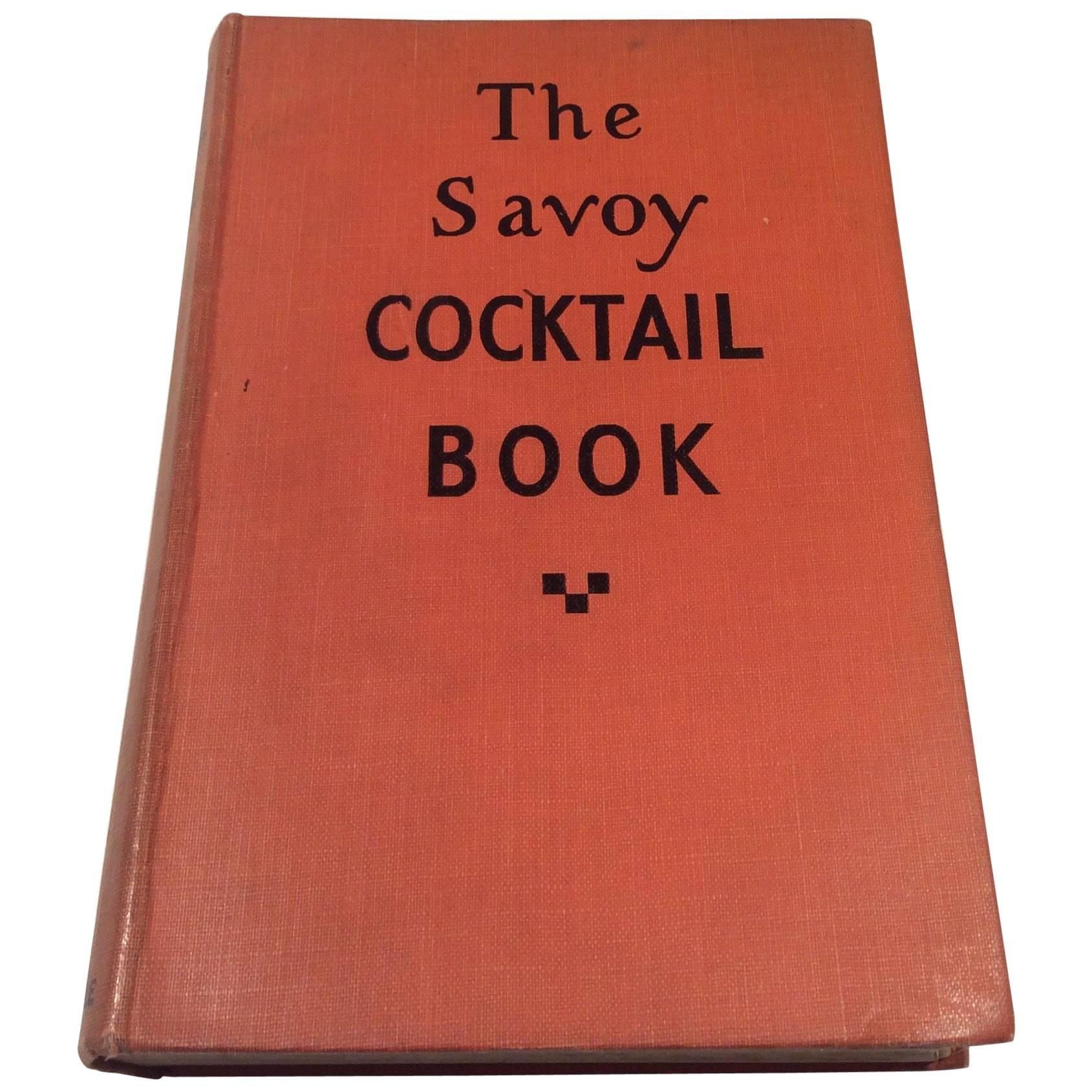 Art Deco Savoy Cocktail Book Very Rare