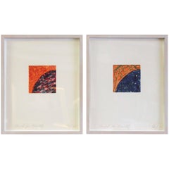 Pair of Abstract Paintings
