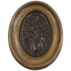 Bromsgrove Guild a Bronze Oval Wall Plaque