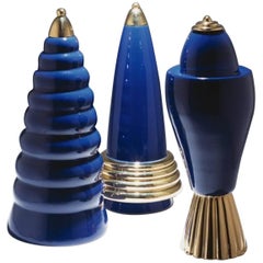 Three Ceramic Vases 900 Collection by Ugo La Pietra for Superego Editions, Italy