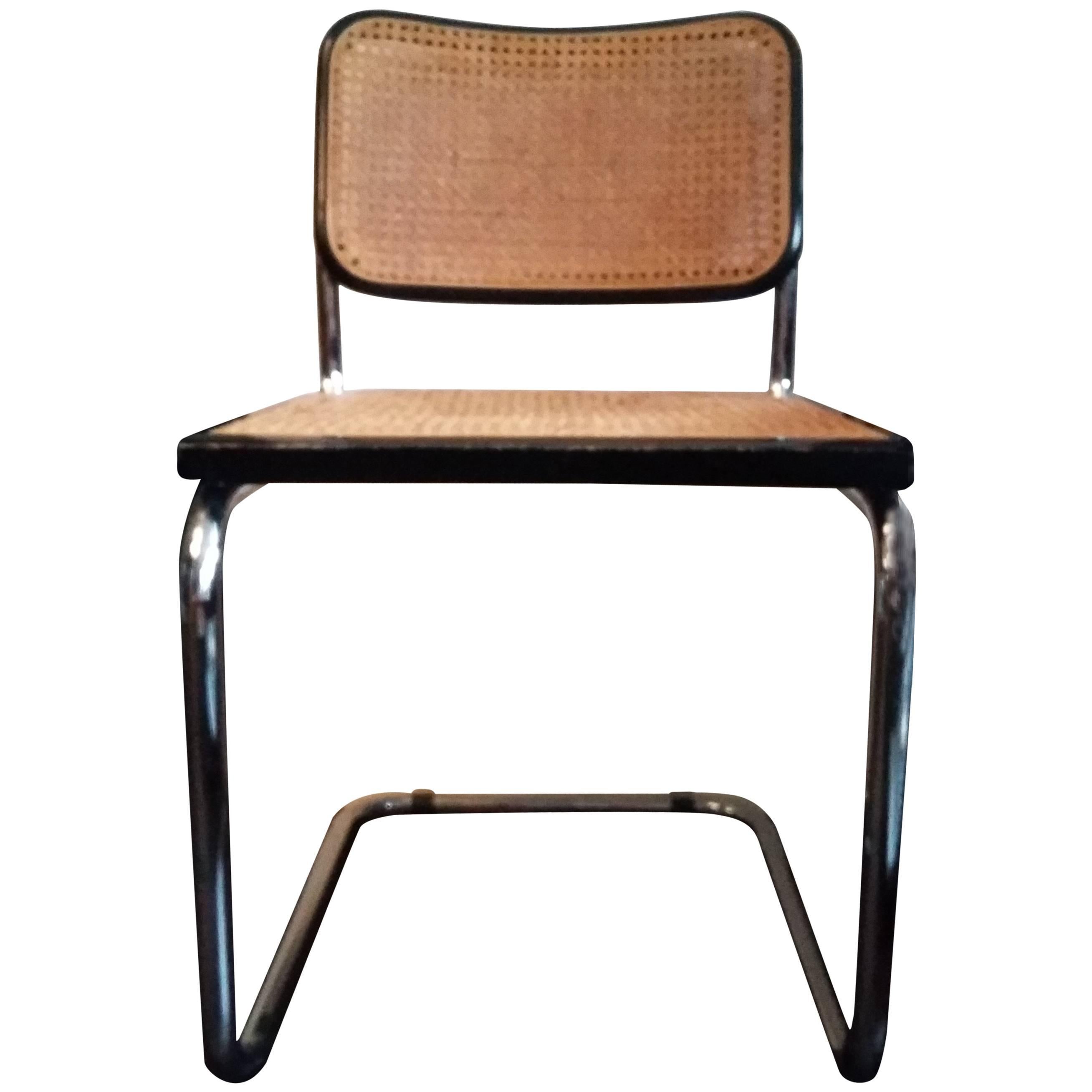 Marcel Breuer Tubular Chair for Cidue, 1970s For Sale
