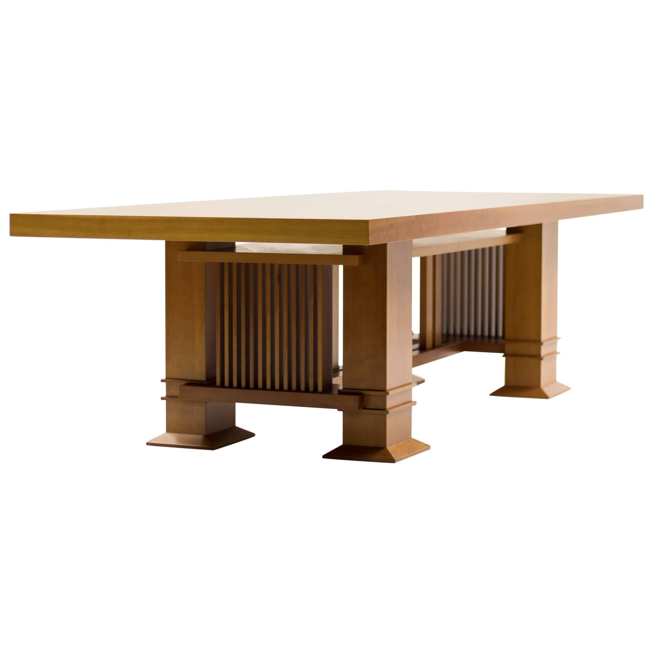 Monumental Frank Lloyd Wright 605 Allen Table by Cassina