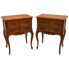Pair of Antique French Bedside Chests